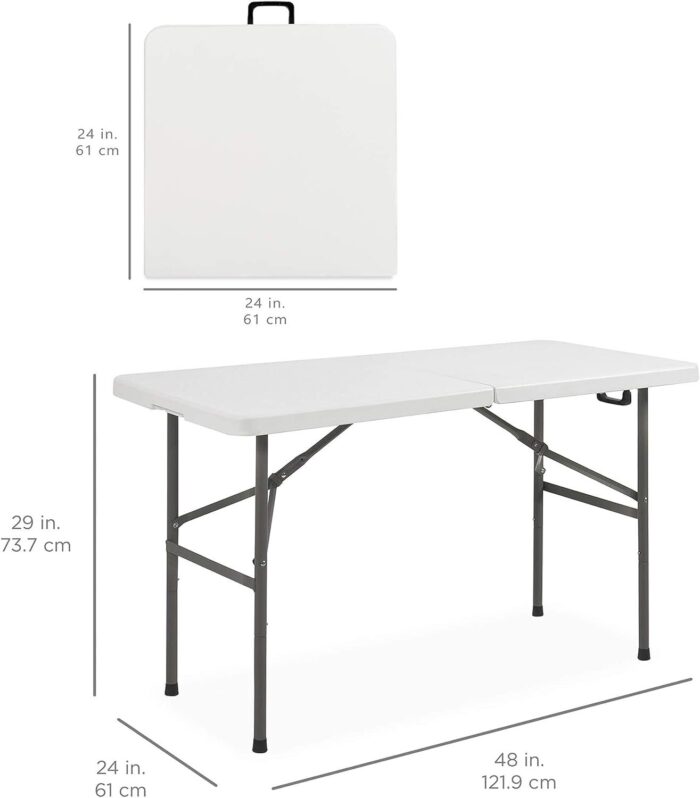 Strong Foldable Table in plastic Length 1.2m