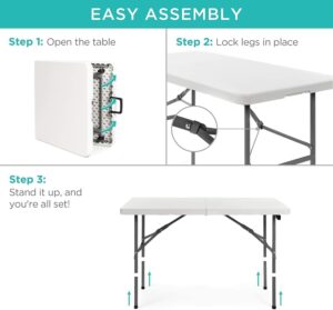 Strong Foldable Table in plastic Length 1.2m