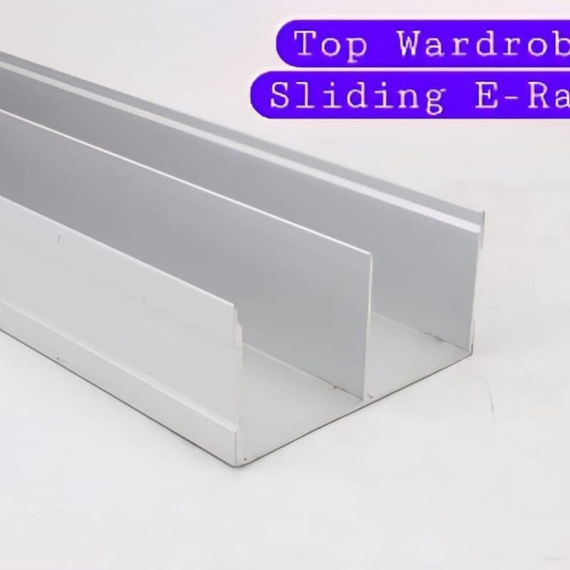 DIY a sliding wardrobe top channel 3 meters long.