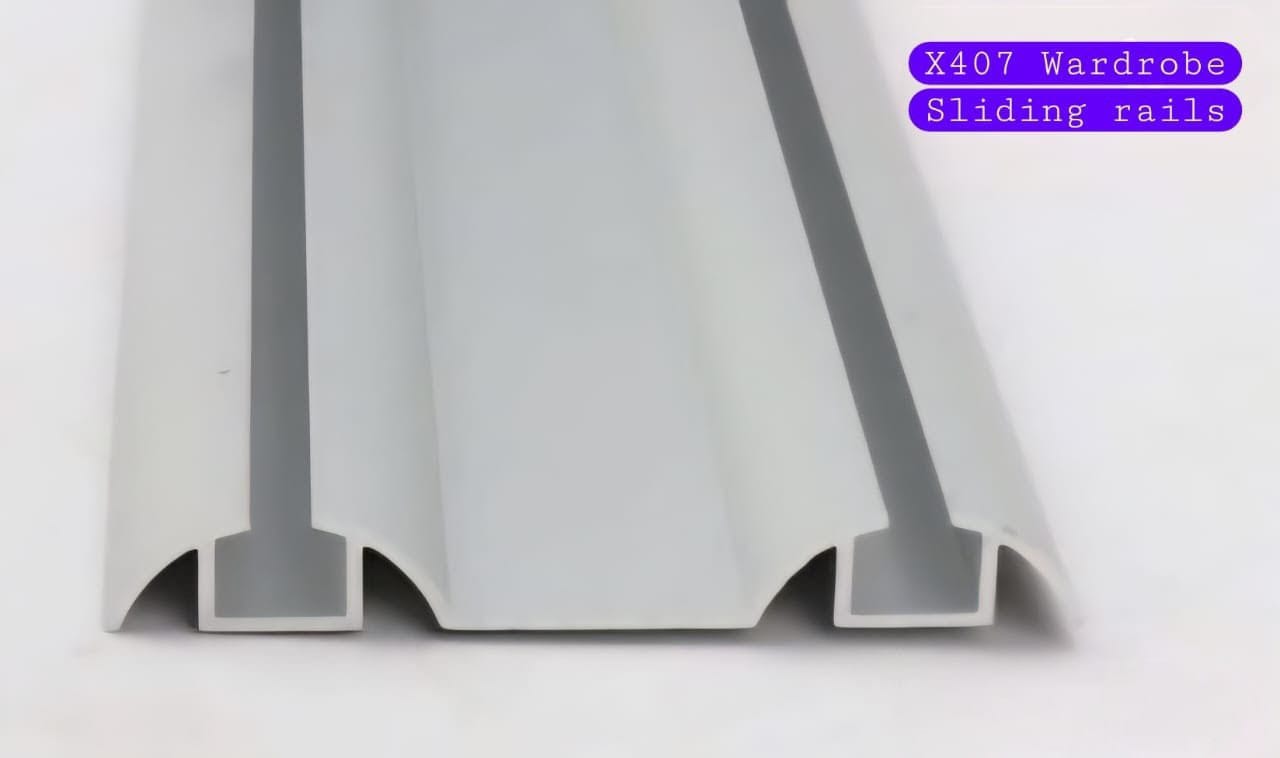 DIY a sliding wardrobe bottom channel 3 meters long.