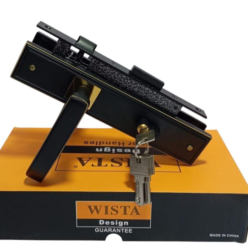 20252- BLACK DOUBLE KEY WISTA LOCK