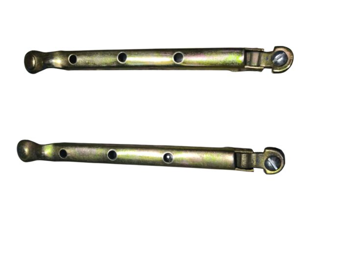 Heavy duty locally fabricated window stays.