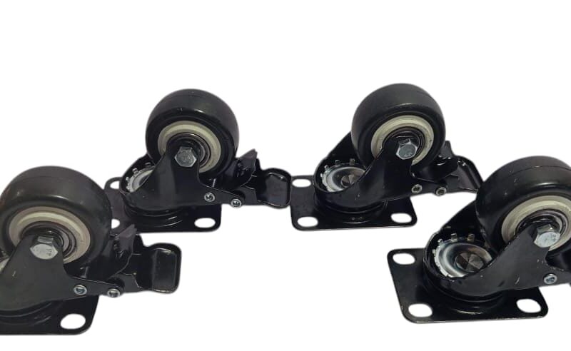 4 PCS 2 inch Heavy Duty Caster Wheels with Brake