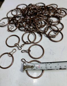 curtain rings 1 inch (100pcs)