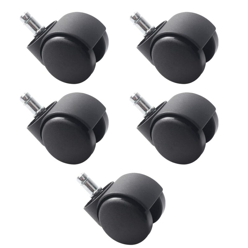 5 Pieces Heavy Duty Office Chair Caster Wheel for Replacement