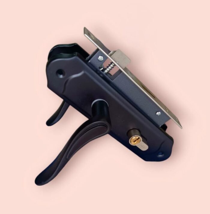 Moment Flush Door Lock 5878 Black