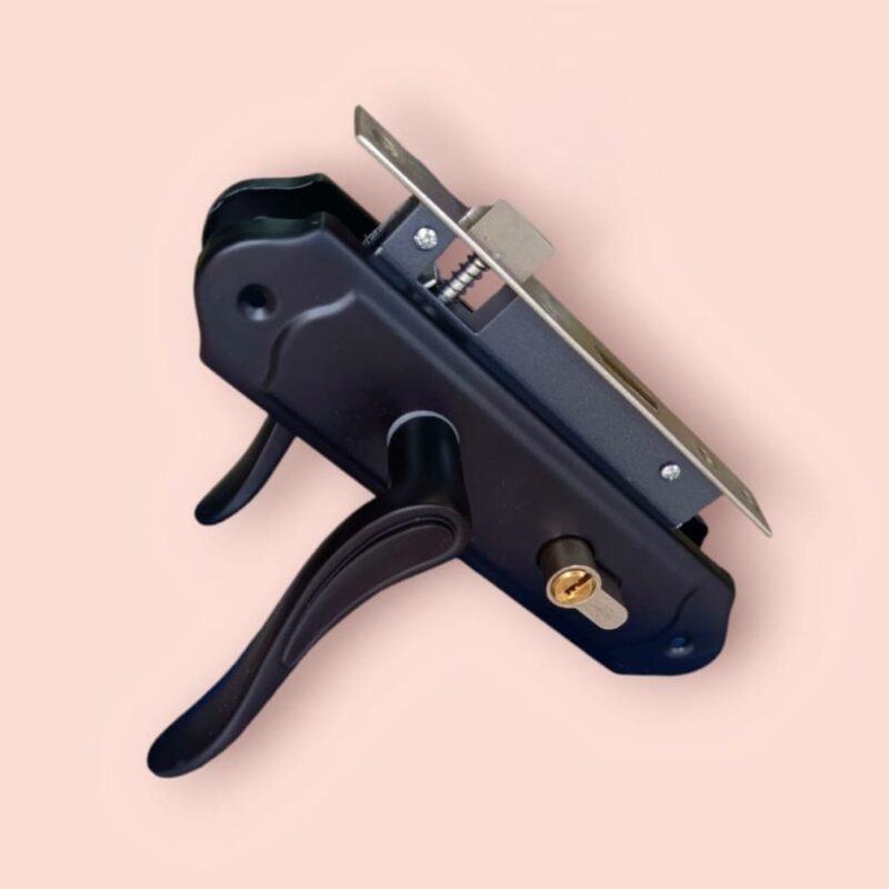 Moment Flush Door Lock 5878 Black