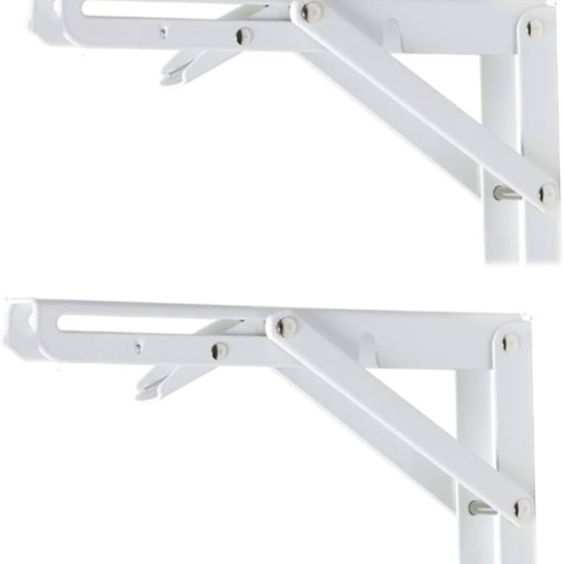 120-Inch Heavy-Duty Foldable Bracket (Pair) - Industrial Strength