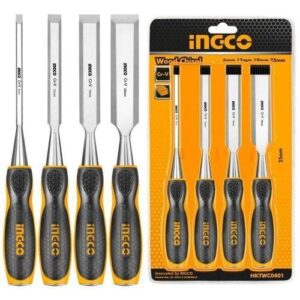 4 pc chisel set size 6,12,19,25mm