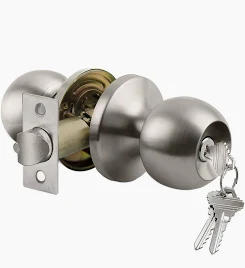 knob set with key