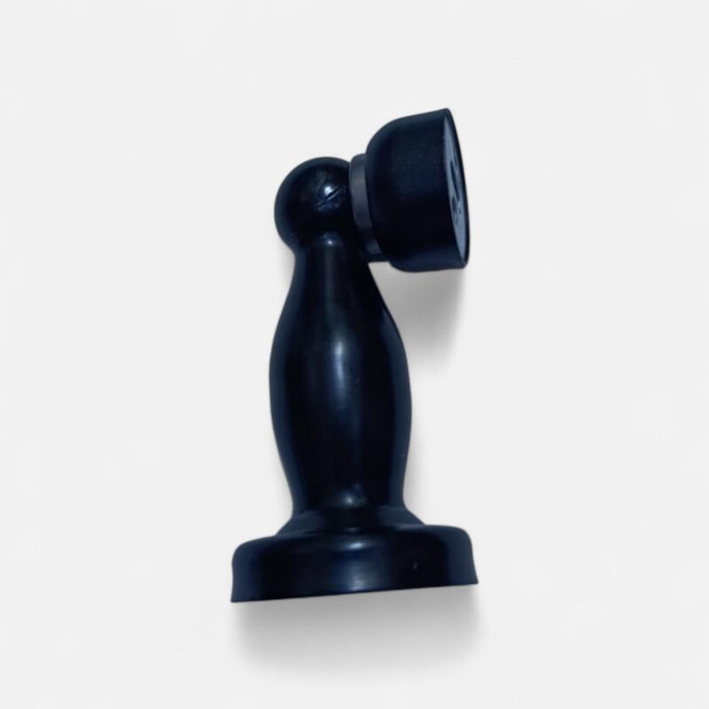 Black magnetic door stopper