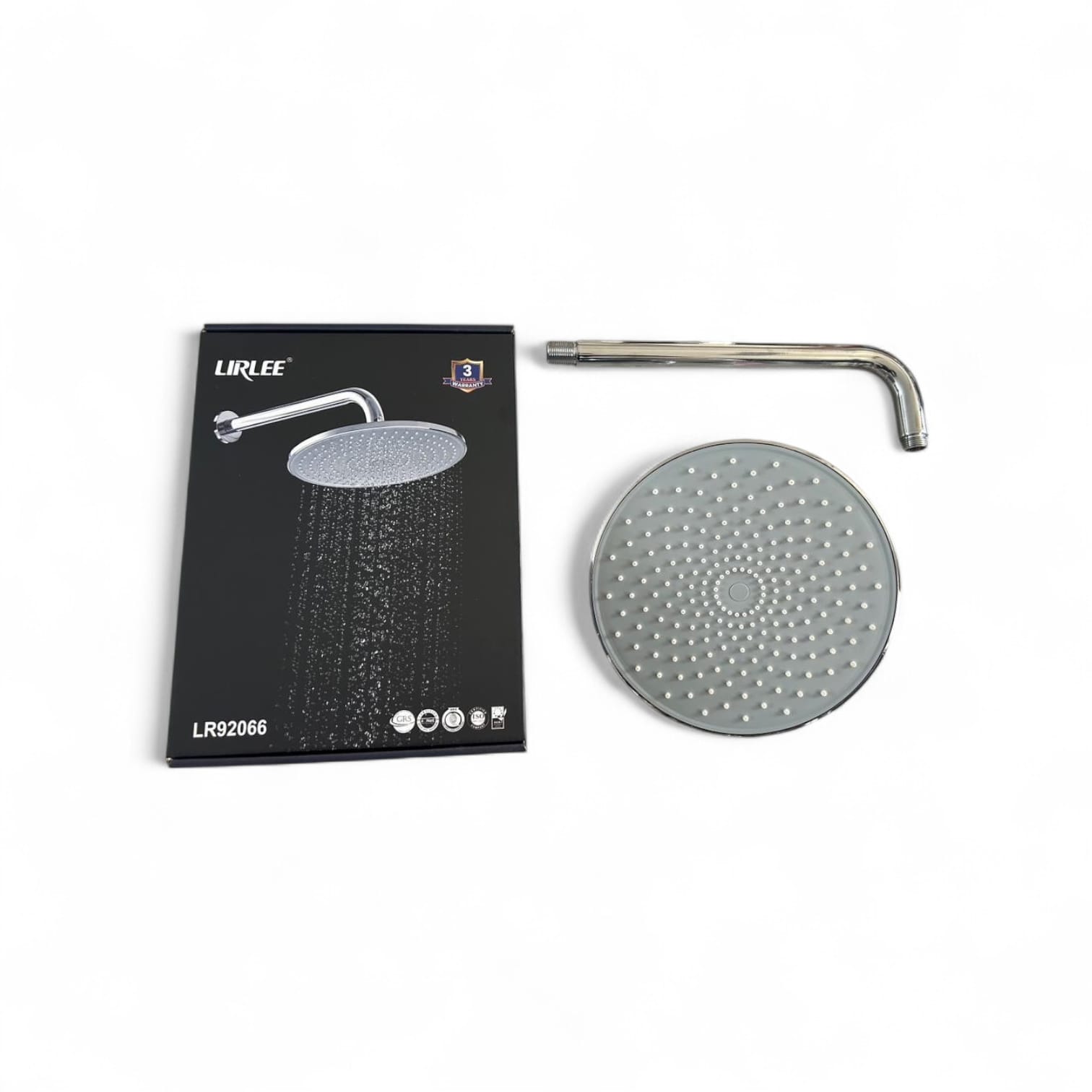Lirlee shower head with arm