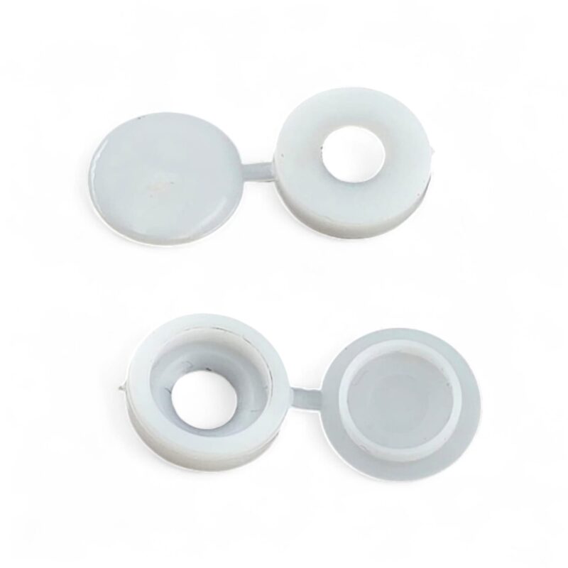 Plastic screw cap cover