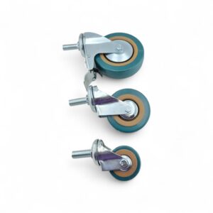 4inch screw type wheels with break