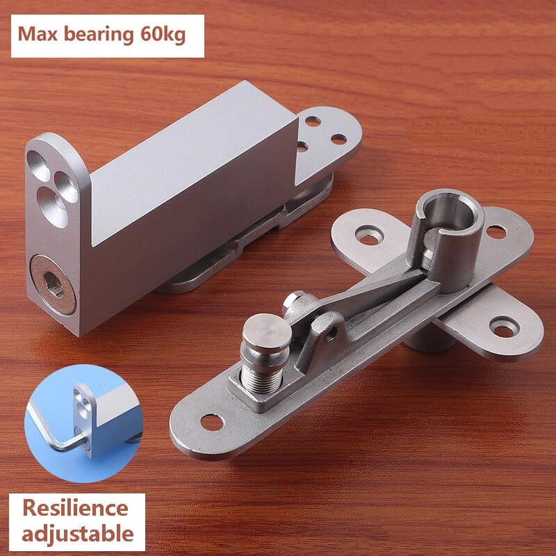 Self closing pivot door hinge
