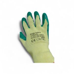 Heavy duty diamond grip work gloves