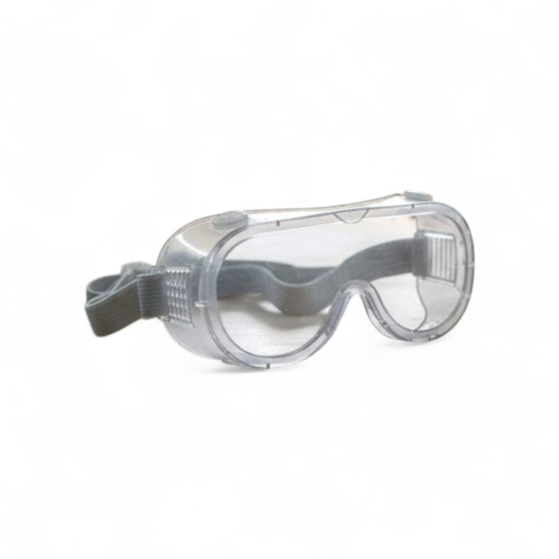 Safety goggles with valve