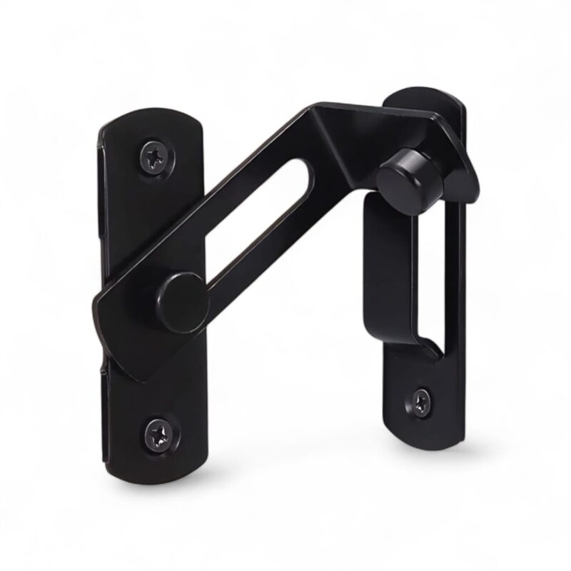 90 degree flip sliding door latch