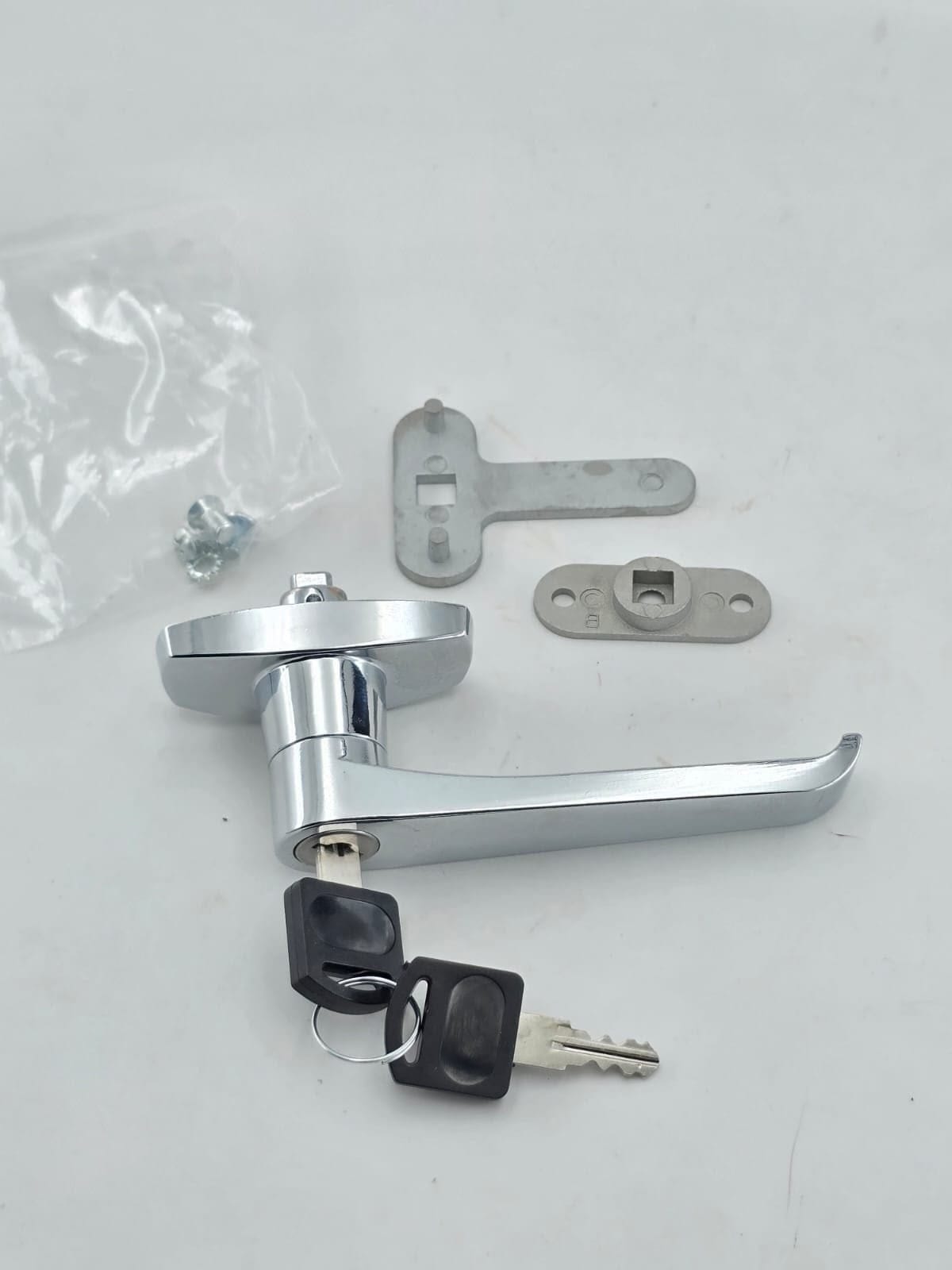 L shape cam lock with handle