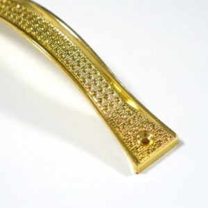 Golden cabinet handles