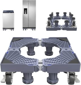 Heavy duty washing machine base stand