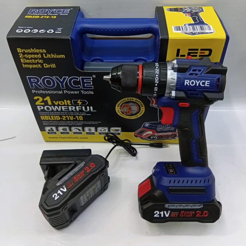 Rocye cordless brushless impact drill
