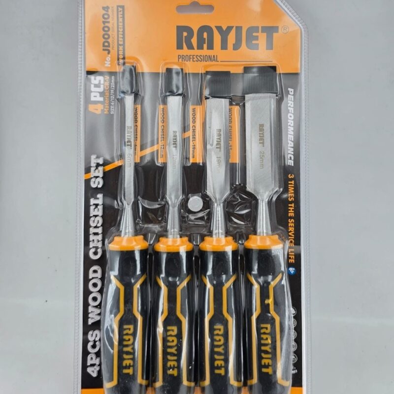 4 pc chisel set size 6,12,19,25mm