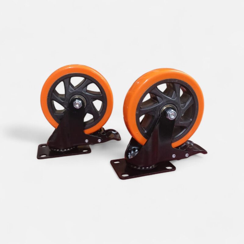 5 inch castor wheel with break