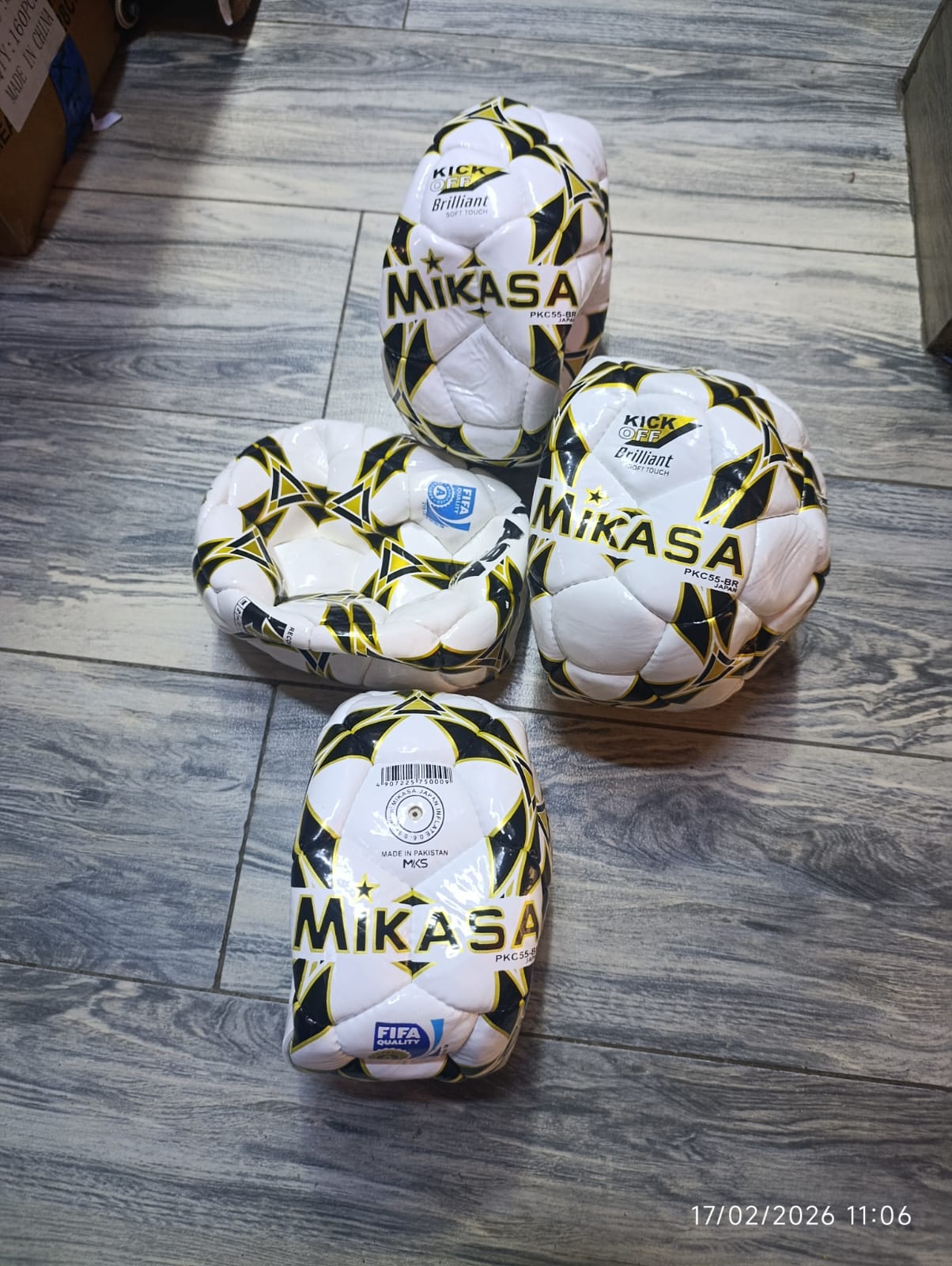 Mikasa football size 5