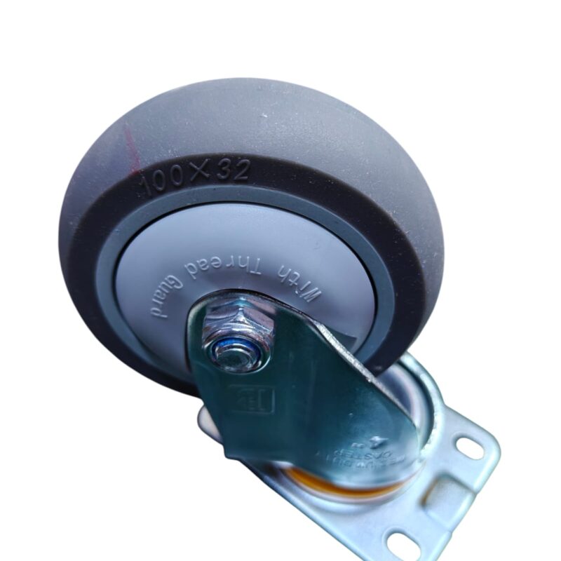 4 Inch Heavy Duty Rubber Swivel Castor Wheel