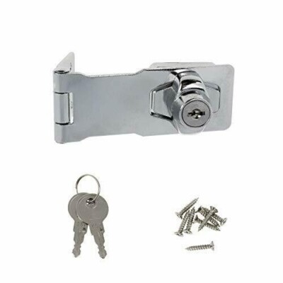 3 inch keyed hasp door lock - Image 3