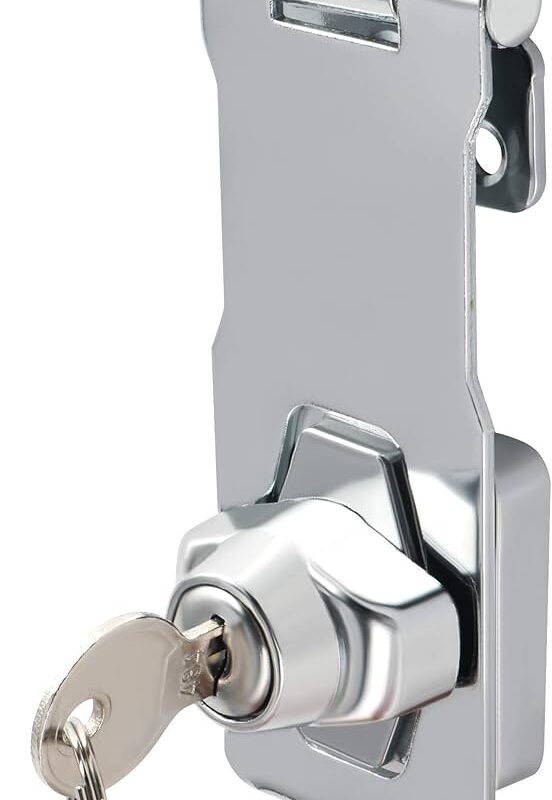 4 inch keyed hasp door lock