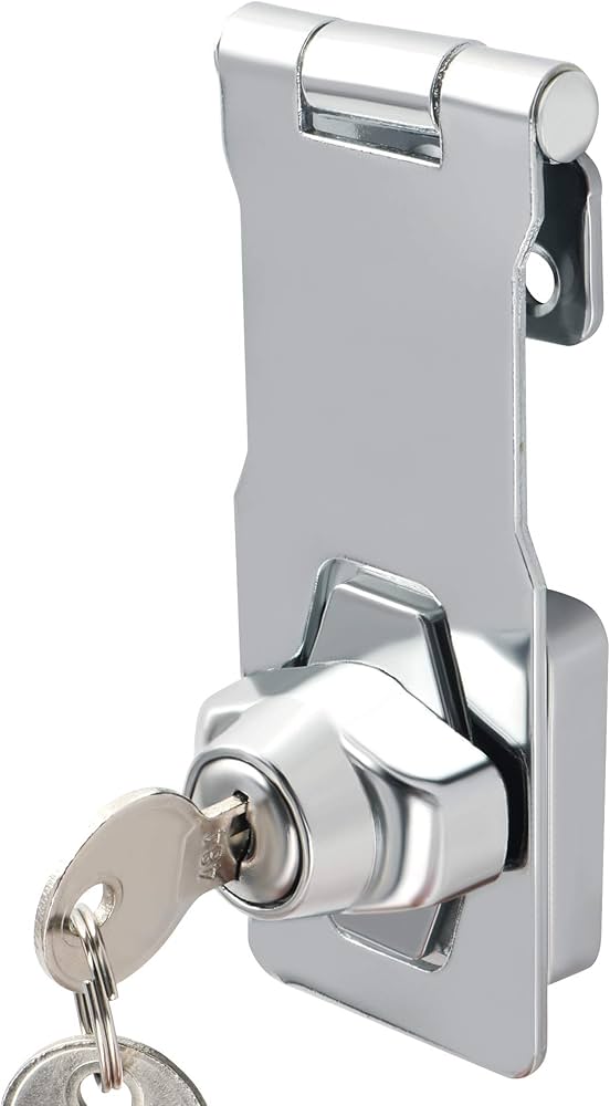 4  inch keyed hasp  door lock