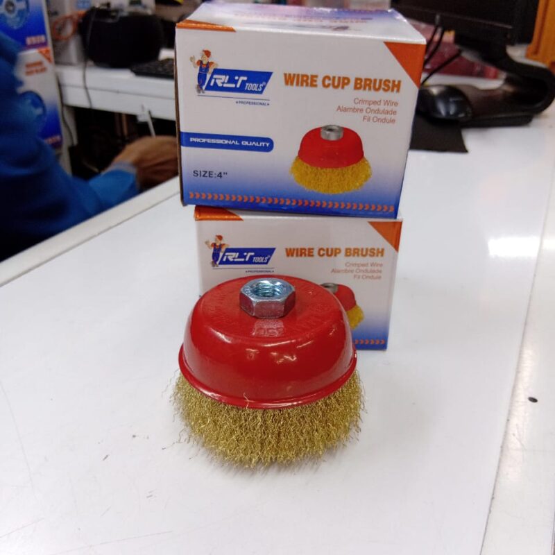 Cup wire brush 4inch smooth