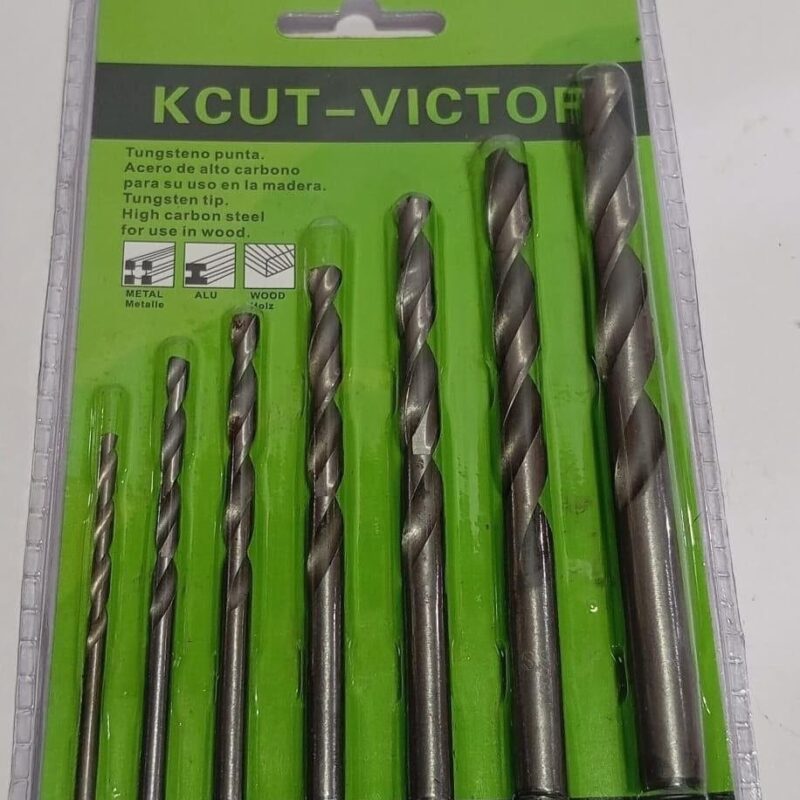 7 pc steel bit set