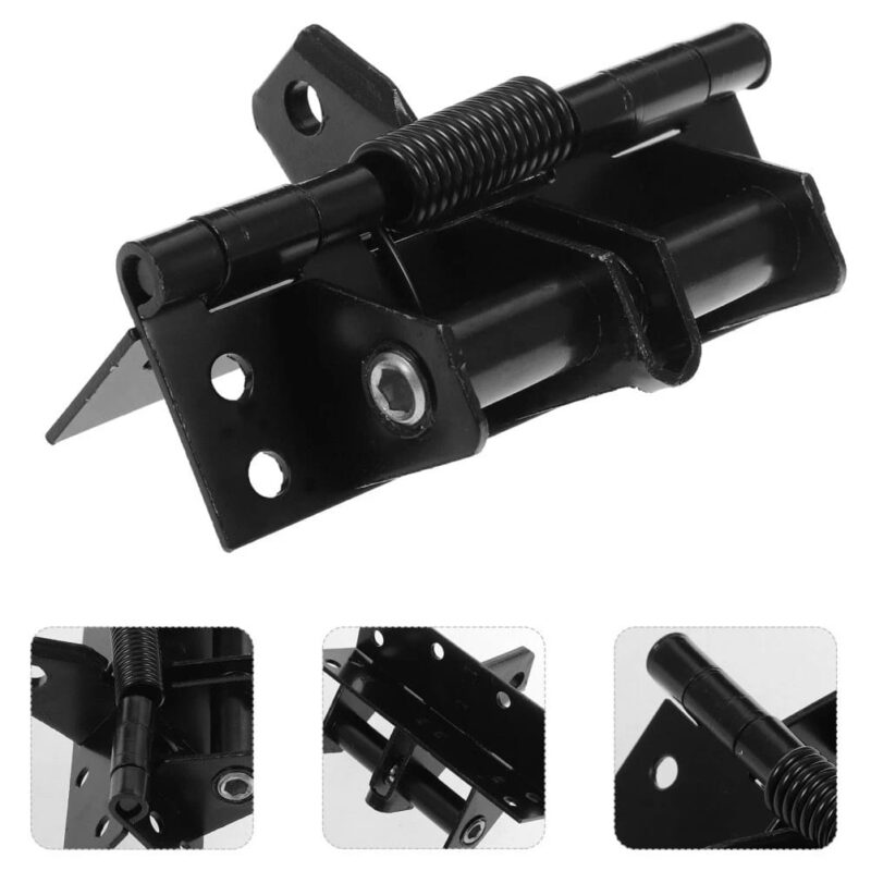 black self closing hinge