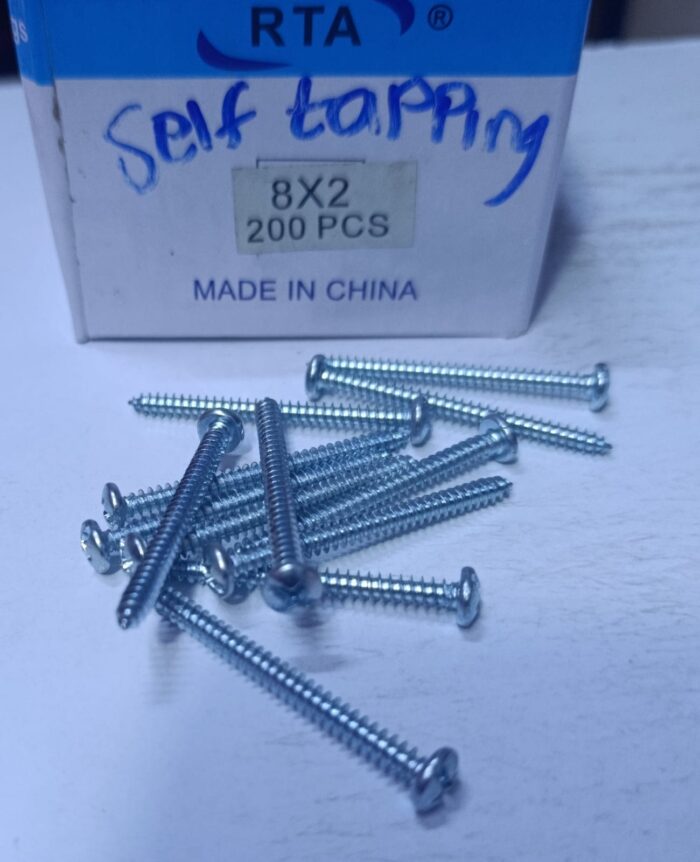 8 × 2 self tapping screws  200pcs