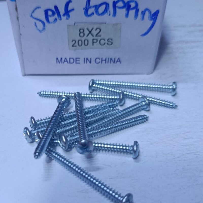 8 × 2 self tapping screws 200pcs