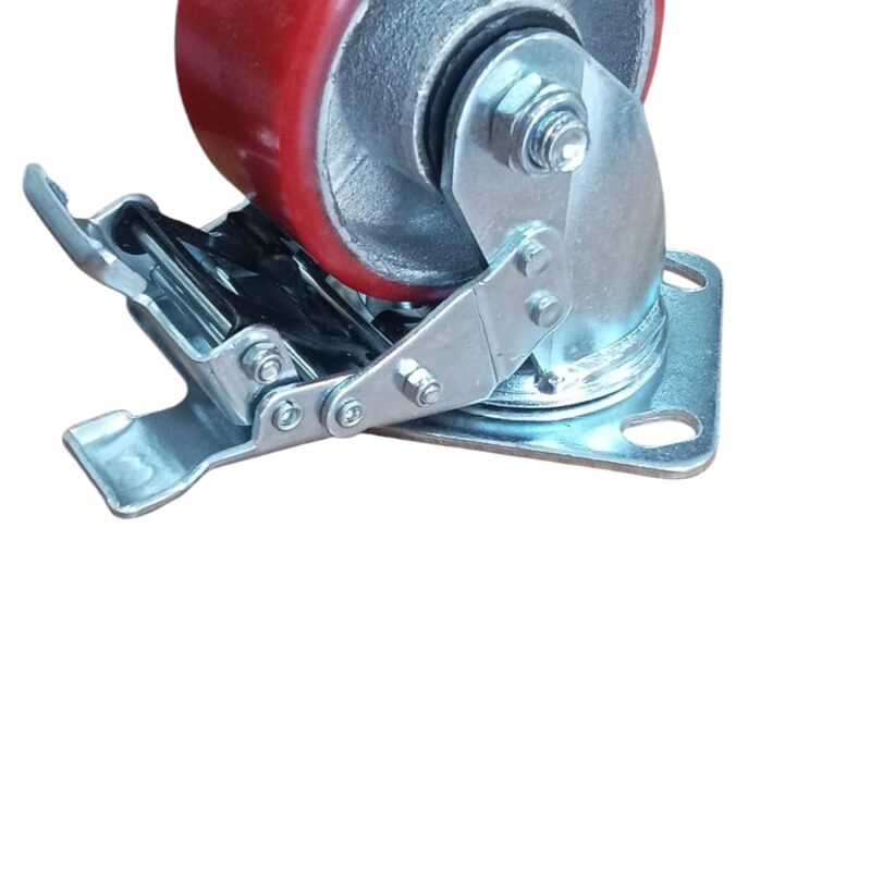 4 inch industrial castor wheel with brakes