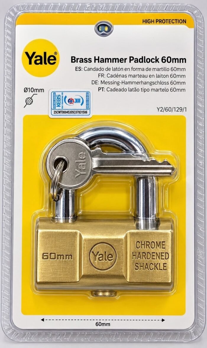 60mm yale hummer padlock